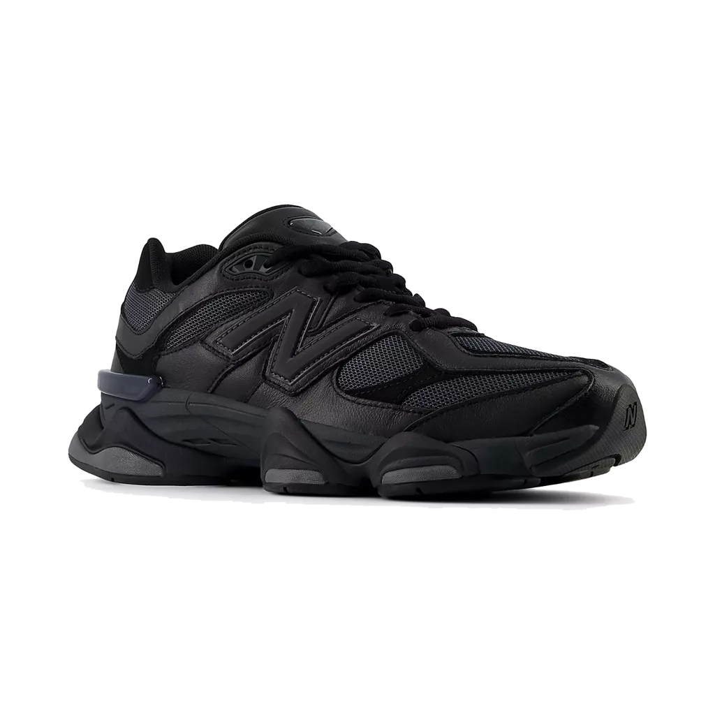 Lacets plats et larges 110 cm noir ébène pour New Balance 9060