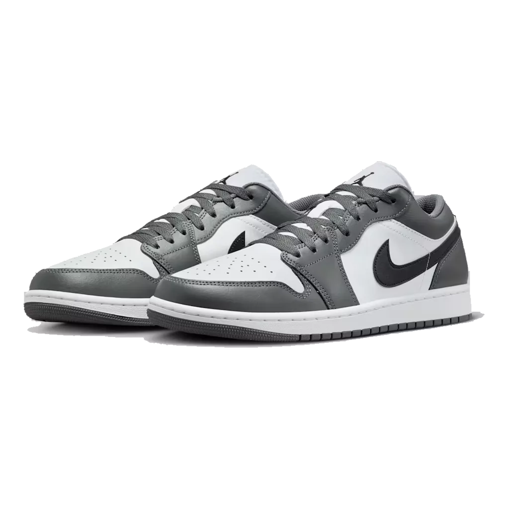 Lacets plats et larges 125 cm gris source pour Nike Air Jordan 1 Low