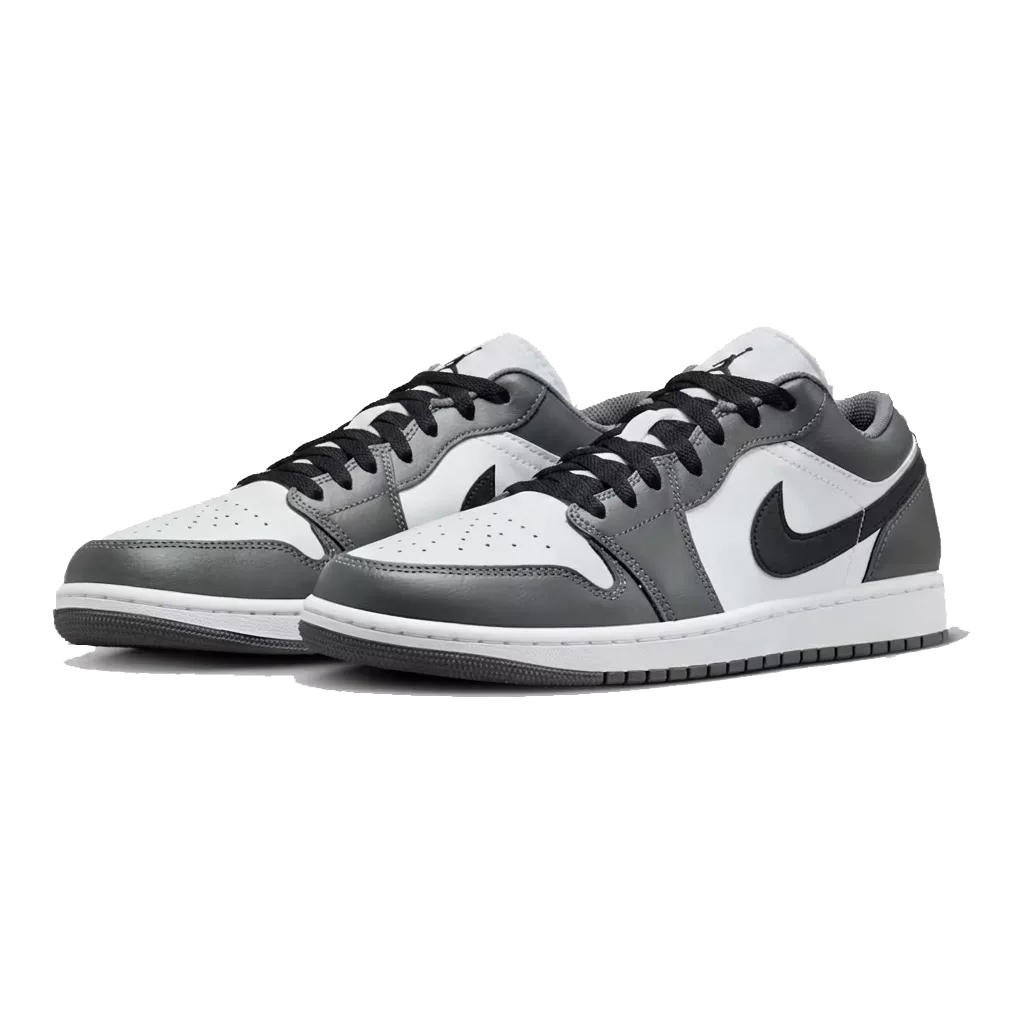 Lacets plats et larges 125 cm noir ébène pour Nike Air Jordan 1 Low