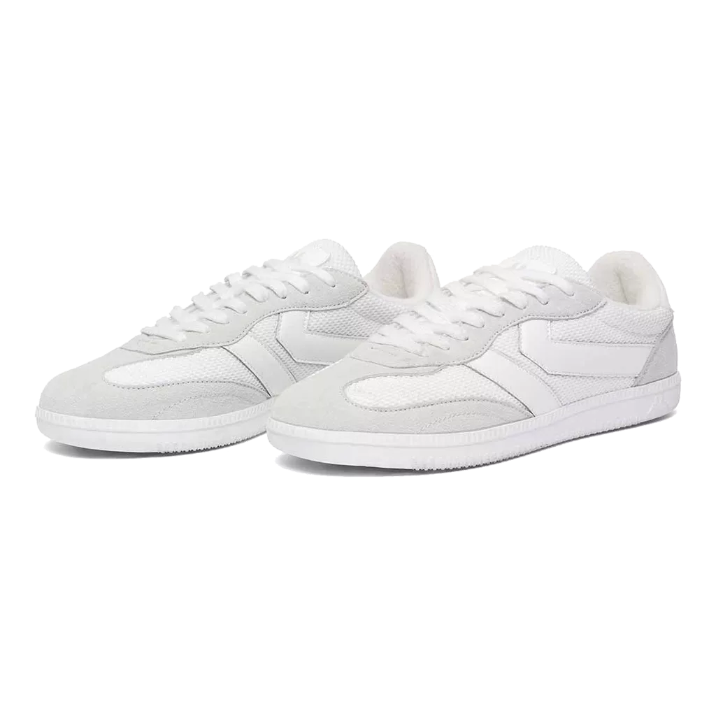 Lacets plats et larges 125 cm blanc neige pour Kappa Authentic Parker 2