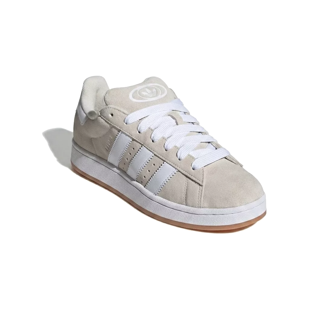 Lacets plats et larges 125 cm blanc neige pour Adidas Campus