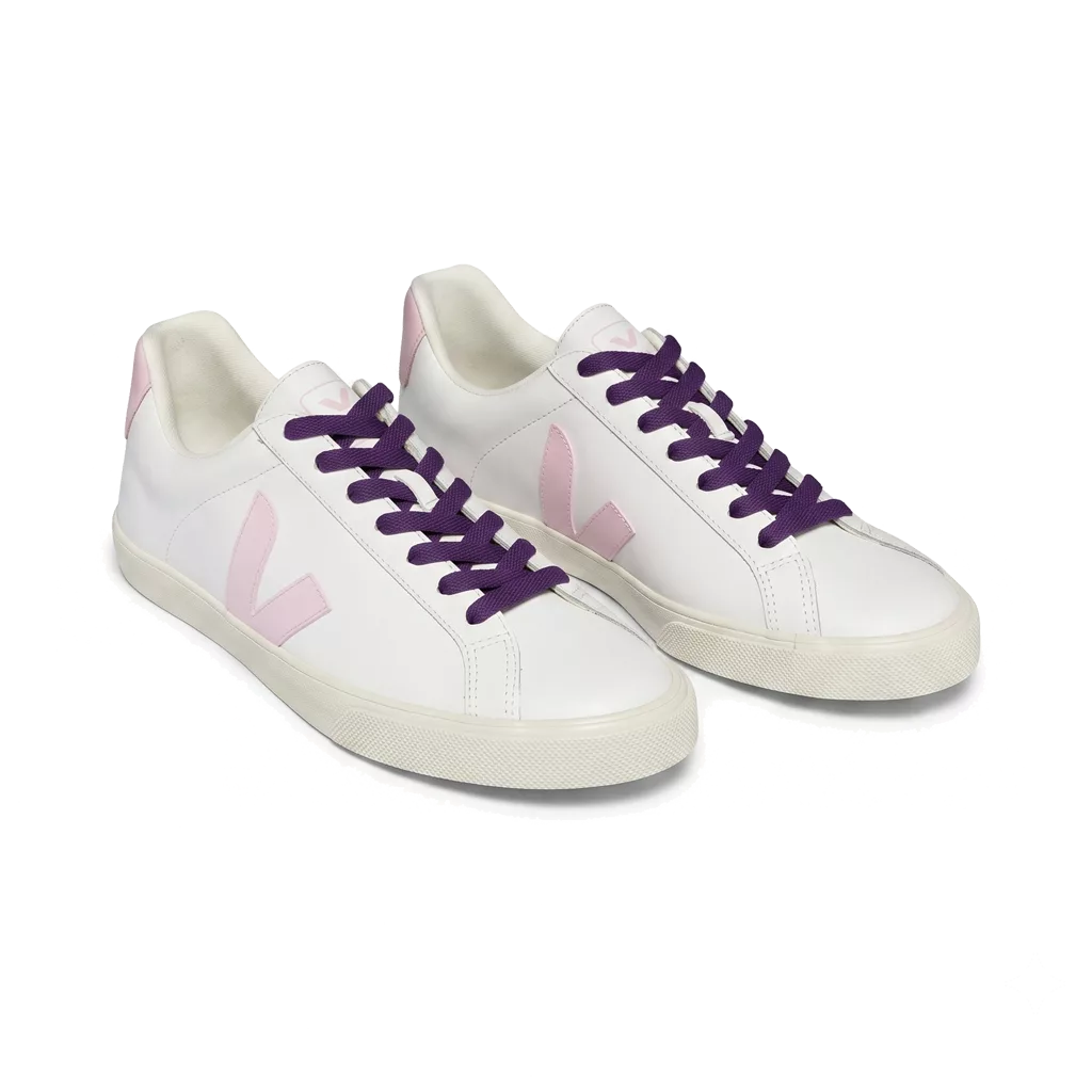 Lacets plats et larges 125 cm violet digital pour Veja Esplar