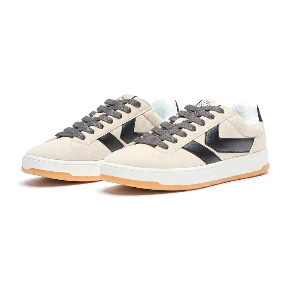 Lacets plats et larges 125 cm gris source pour Kappa Marlon