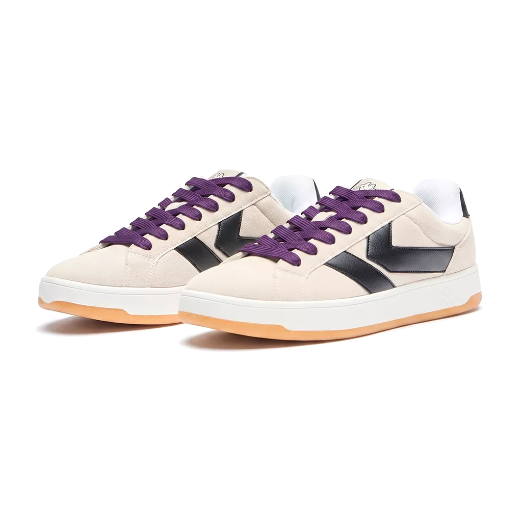 Lacets plats et larges 125 cm violet digital pour Kappa Marlon
