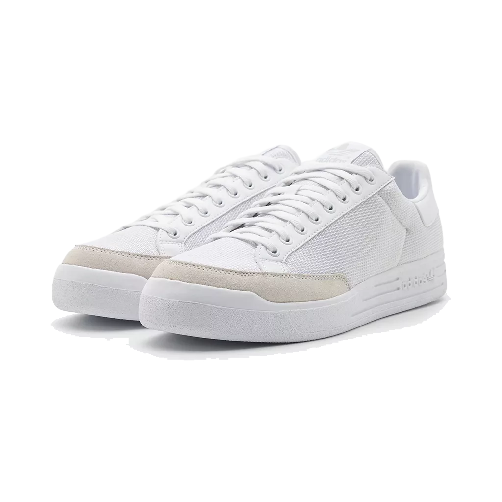 Lacets plats et larges 110 cm blanc neige pour Adidas Rod Laver