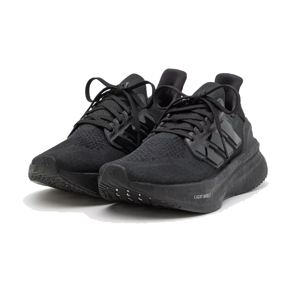 Lacets plats et larges noir ébène 110 cm pour Adidas Ultraboost