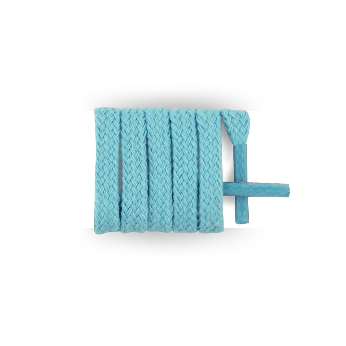 Lacets plats & fins bleu turquoise