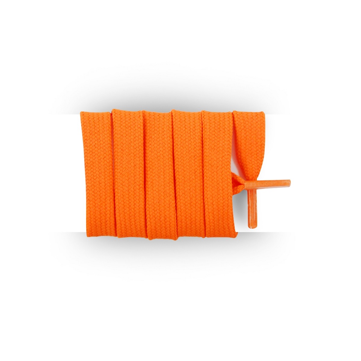 Lacets foot & rugby orange fluo