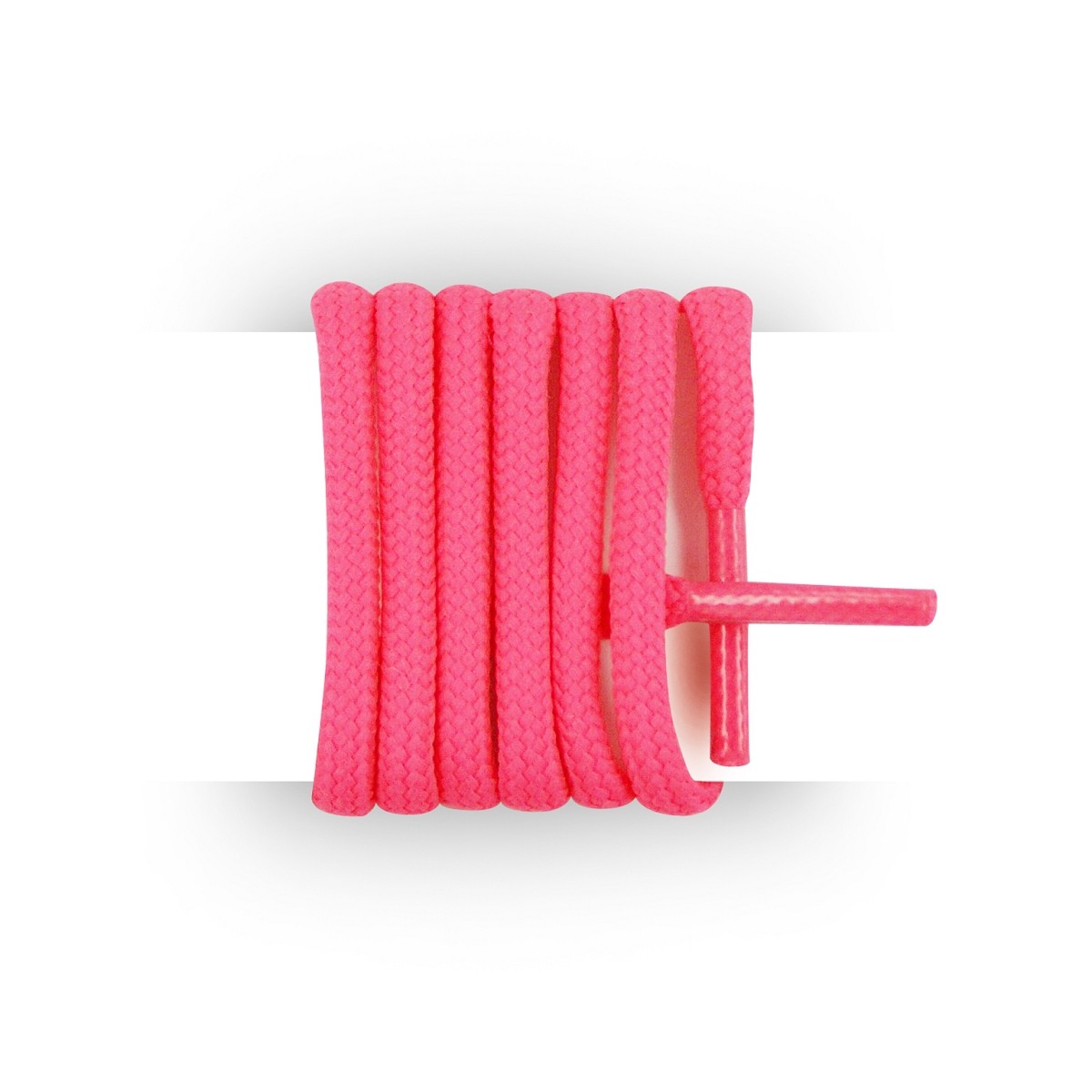 Lacets ronds & épais rose fluo