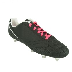 Lacets football et rugby couleur rose fluo