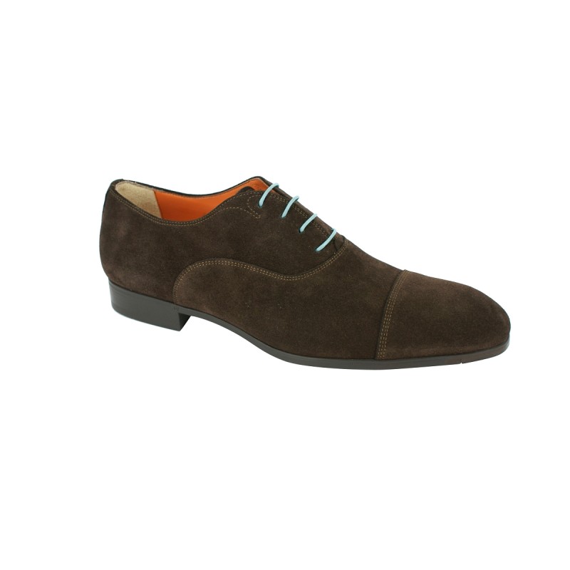 lacets ronds et fins cirés longueur 75 cm vert d'eau