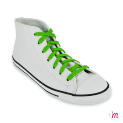 lacets plats et larges longueur 110 cm largeur 7 mm longueur couleur vert pastourelle