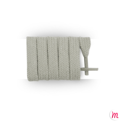 lacets plats et larges longueur 180 cm largeur 7 mm longueur couleur gris garenne