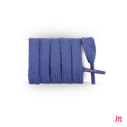 lacets plats et larges longueur 180 cm largeur 7 mm longueur couleur bleu azur
