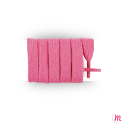 lacets plats et larges longueur 180 cm largeur 7 mm longueur couleur rose litchy