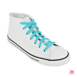 lacets plats et larges longueur 180 cm largeur 7 mm longueur couleur bleu turquoise