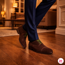 lacets ronds et fins cirés longueur 90 cm vert pastourelle