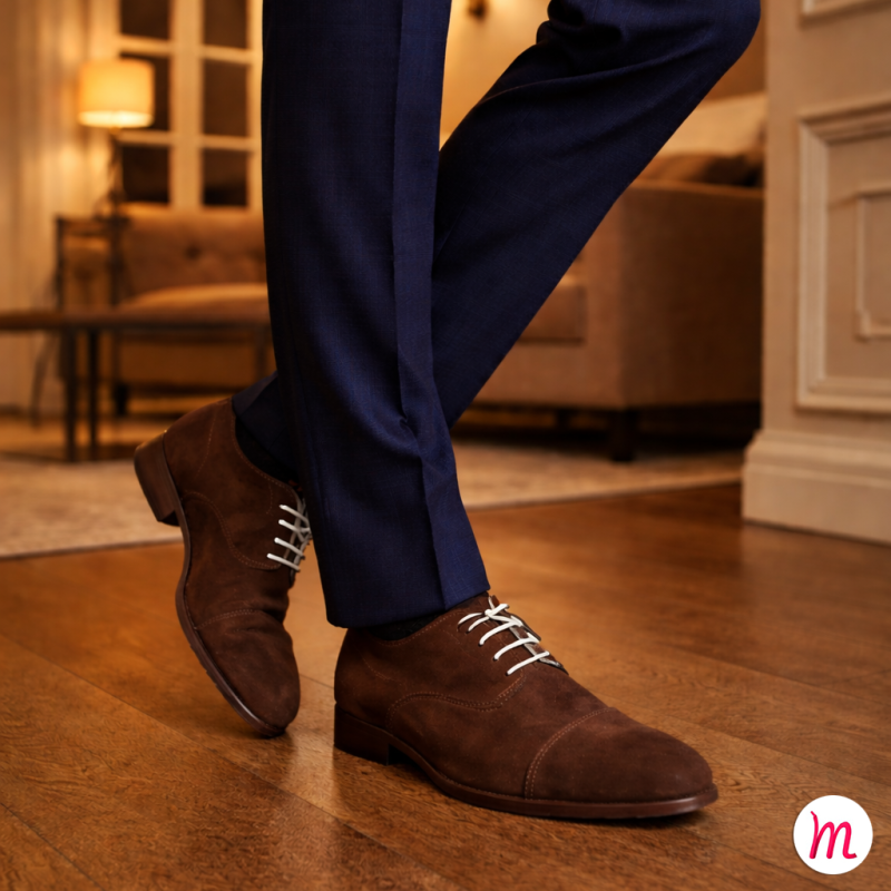 lacets ronds et fins cirés longueur 60 cm gris garenne