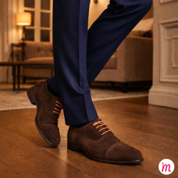 lacets ronds et fins cirés longueur 60 cm orange soucis