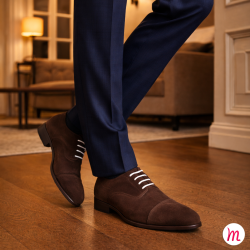 lacets ronds et fins cirés longueur 45 cm blanc neige