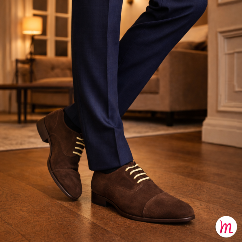 lacets ronds et fins cirés longueur 180 cm beige champagne