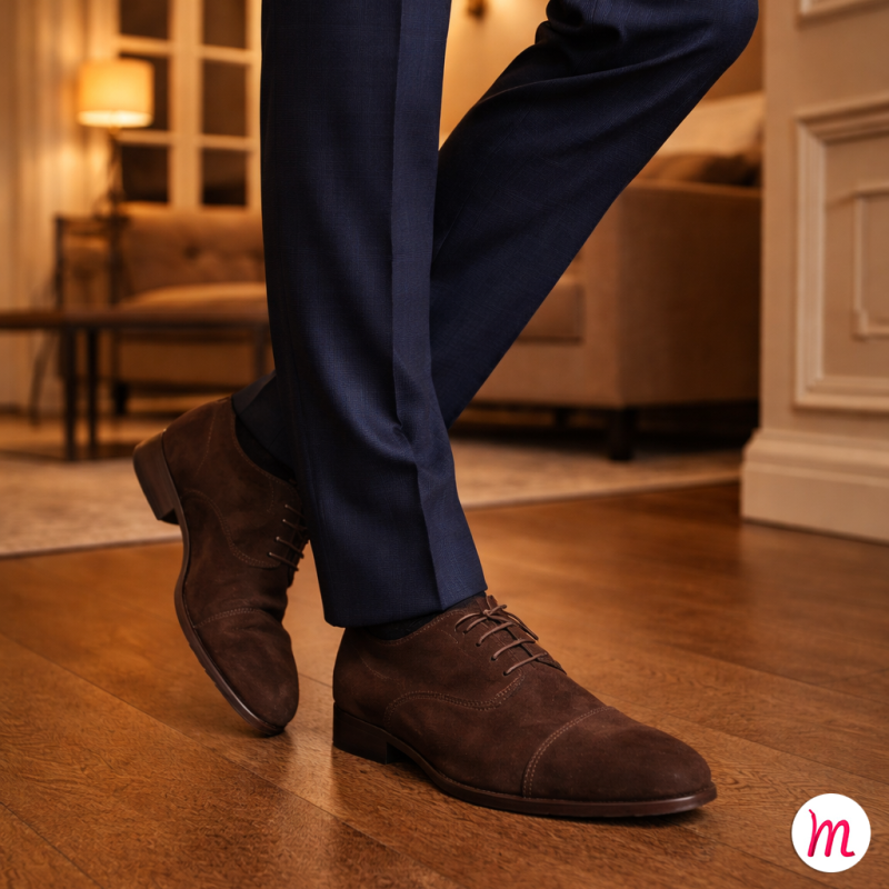 lacets ronds et fins cirés longueur 180 cm marron acajou