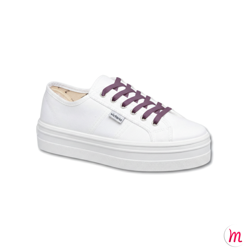 lacets plats et fins longueur 120 cm largeur 4 mm couleur mauve lavande