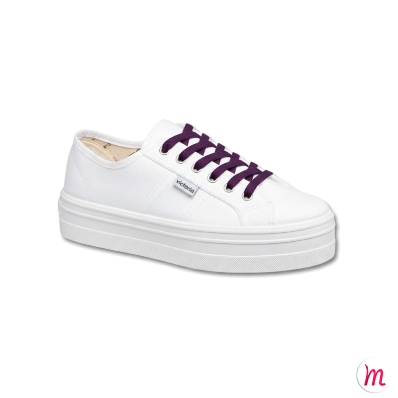 lacets plats et fins longueur 70 cm largeur 4 mm couleur violet iris