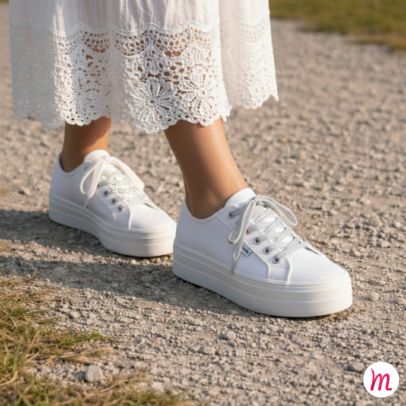 lacets plats et fins longueur 120 cm largeur 4 mm couleur gris argenté brillant