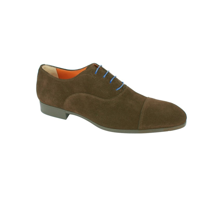 lacets ronds et fins cirés longueur 120 cm bleu azur