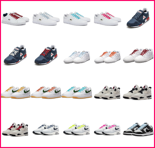 Lacets plats, ronds, coton et polyester pour customiser vos sneakers - MesLacets