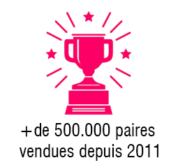 Plus de 500.000 paires vendues depuis 2011