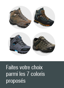 Lacets randonnée et sécurité : faites votre choix parmi les 7 coloris proposés